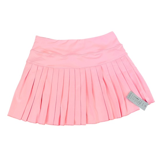 NEW Pleated Tennis Skirt with Built-In Shorts Athletic Golf Skort Pink Medium - Picture 7 of 8